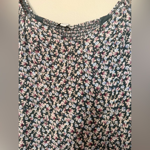 And Now This Floral Long Sleeve Smocked Mini Dress Size Small - Picture 2 of 6